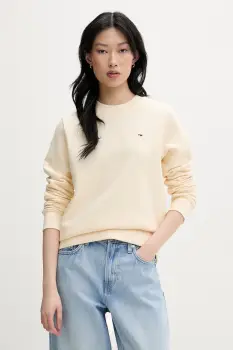 Tommy Jeans Hanorac femei cu bumbac imagine