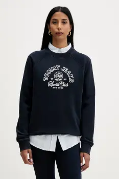 Tommy Jeans hanorac pentru femei din bumbac imagine