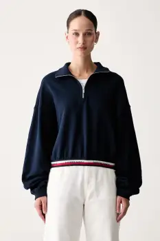Tommy Jeans hanorac pentru femei din bumbac imagine