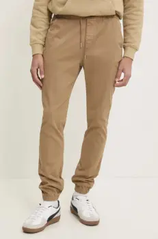 Tommy Jeans pantaloni barbati, culoarea verde, DM0DM20283 imagine