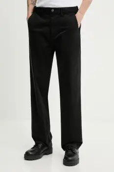 Tommy Jeans pantaloni camasa dreapta neagra pentru barbati DM0DM22649 imagine