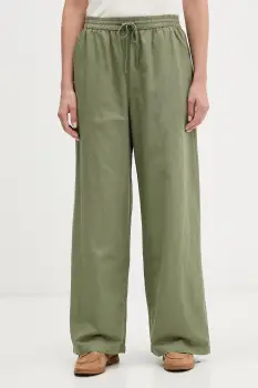 Tommy Jeans pantaloni de femei cu in imagine