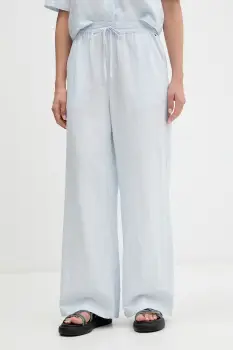 Tommy Jeans pantaloni de femei din in imagine