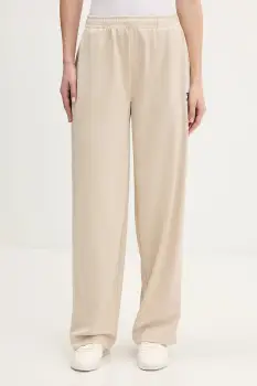 Tommy Jeans pantaloni de trening culoarea bej, uni, DW0DW22633 imagine