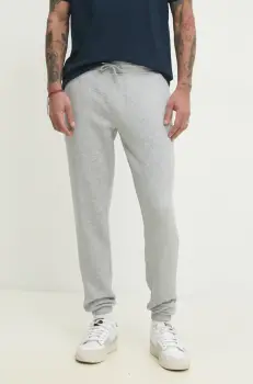 Tommy Jeans pantaloni de trening culoarea gri, neted, DM0DM20473 imagine