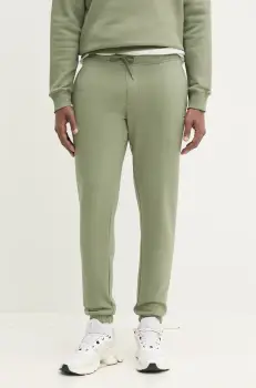 Tommy Jeans pantaloni de trening culoarea verde, neted, DM0DM20473 imagine