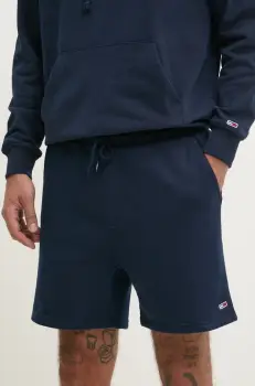 Tommy Jeans pantaloni scurti barbati, culoarea albastru marin, DM0DM21931 imagine