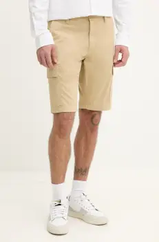 Tommy Jeans pantaloni scurti barbati, culoarea verde, DM0DM21949 imagine