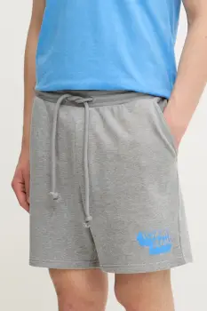 Tommy Jeans pantaloni scurti din bumbac culoarea gri, DM0DM21803 imagine