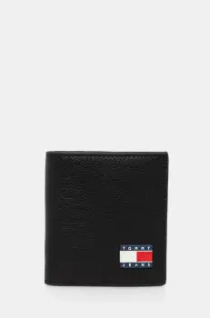 Tommy Jeans portofel barbati, culoarea negru, AM0AM13372 imagine