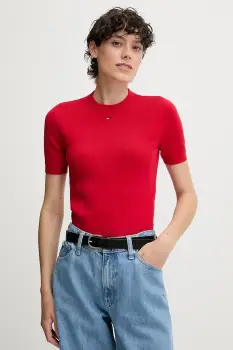 Tommy Jeans pulover de bumbac culoarea bleumarin, DW0DW19336 imagine