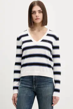 Tommy Jeans pulover de bumbac light, DW0DW19888 imagine