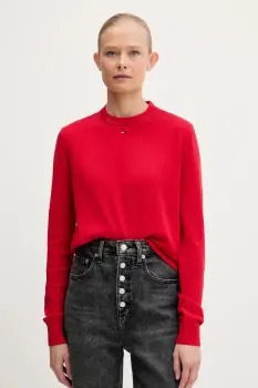 Tommy Jeans pulover de bumbac light, DW0DW20159 imagine