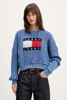 Tommy Jeans pulover de femei din bumbac imagine