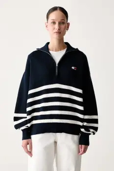 Tommy Jeans pulover pentru femei din bumbac imagine