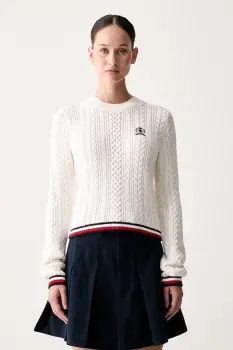 Tommy Jeans pulover pentru femei din bumbac imagine