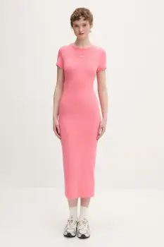 Tommy Jeans rochie cu vascoza imagine