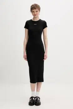 Tommy Jeans rochie cu vascoza imagine