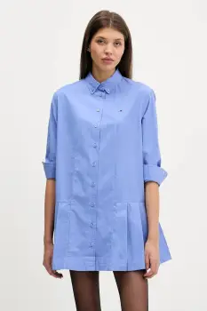 Tommy Jeans rochie din bumbac imagine