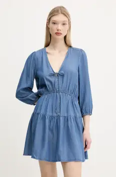 Tommy Jeans rochie mini, evazati, DW0DW20612 imagine