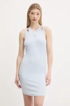 Tommy Jeans rochie mini, mulata, DW0DW20331 imagine