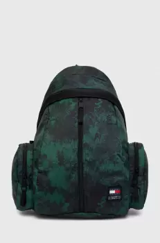 Tommy Jeans rucsac barbati, culoarea verde, mare, modelator imagine