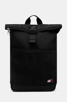 Tommy Jeans rucsac culoarea negru, mare, uni, AM0AM13401 imagine