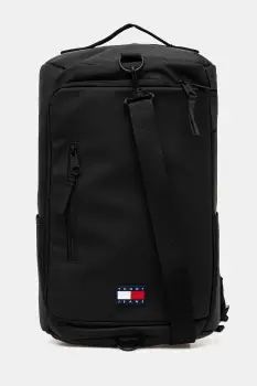 Tommy Jeans rucsac culoarea negru, mare, uni, AM0AM13407 imagine