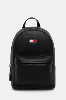 Tommy Jeans rucsac culoarea negru, mic, uni, AW0AW17823 imagine