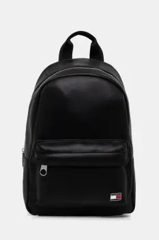 Tommy Jeans rucsac culoarea negru, mic, uni, AW0AW18086 imagine