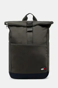 Tommy Jeans rucsac culoarea verde, mare, uni, AM0AM13401 imagine