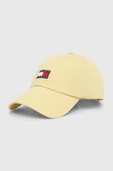 Tommy Jeans sapca de baseball din bumbac cu imprimeu, AW0AW15848 imagine