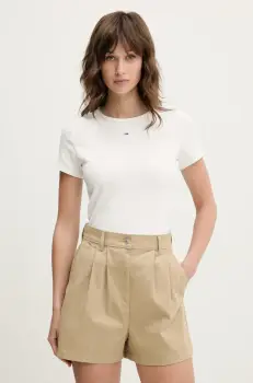 Tommy Jeans tricou 2-pack femei, culoarea bleumarin, DW0DW21430 imagine