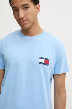 Tommy Jeans tricou barbati, cu imprimeu, DM0DM20346 imagine