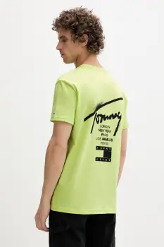 Tommy Jeans Tricou barbati din bumbac imagine