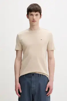 Tommy Jeans Tricou basic barbati bumbac pachet de 2 imagine