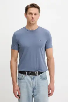 Tommy Jeans tricou culoarea bej, uni, DM0DM20363 imagine