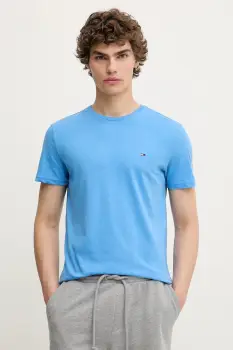 Tommy Jeans tricou culoarea bej, uni, DM0DM20363 imagine