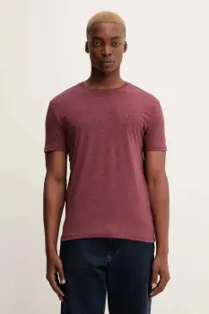 Tommy Jeans tricou culoarea bej, uni, DM0DM20363 imagine