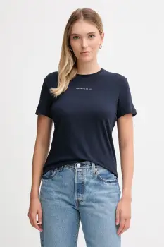 Tommy Jeans tricou culoarea bleumarin, DW0DW21964 imagine