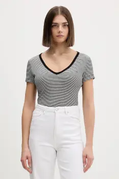 Tommy Jeans tricou culoarea galben, DW0DW17385 imagine