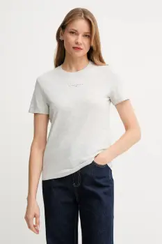 Tommy Jeans tricou culoarea gri, DW0DW21964 imagine