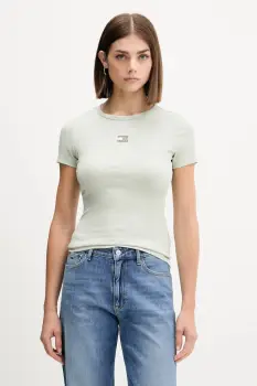 Tommy Jeans tricou culoarea negru, DW0DW17881 imagine