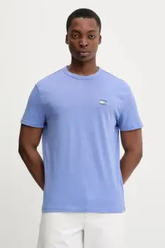 Tommy Jeans tricou culoarea violet, uni, DM0DM22667 imagine