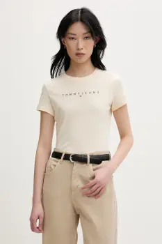 Tommy Jeans tricou de dama din bumbac imagine