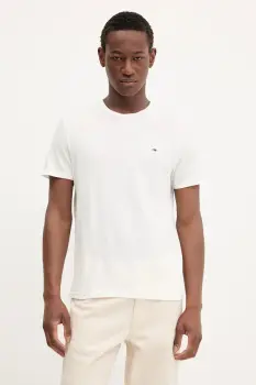 Tommy Jeans tricou din bumbac 2-pack barbati, culoarea albastru, uni, DM0DM20687 imagine