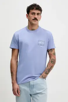 Tommy Jeans tricou din bumbac cu imprimeu, DM0DM22319 imagine