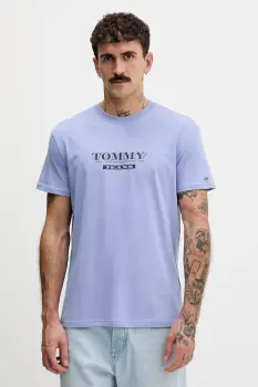 Tommy Jeans tricou din bumbac cu imprimeu, DM0DM22322 imagine