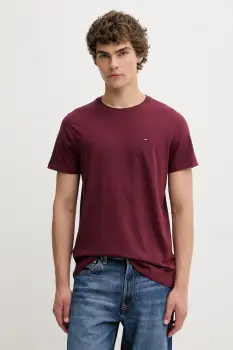 Tommy Jeans tricou din bumbac culoarea alb, uni, DM0DM04411 imagine