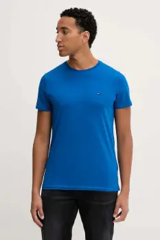 Tommy Jeans tricou din bumbac culoarea alb, uni, DM0DM04411 imagine